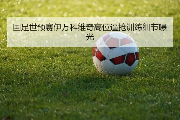 国足世预赛伊万科维奇高位逼抢训练细节曝光